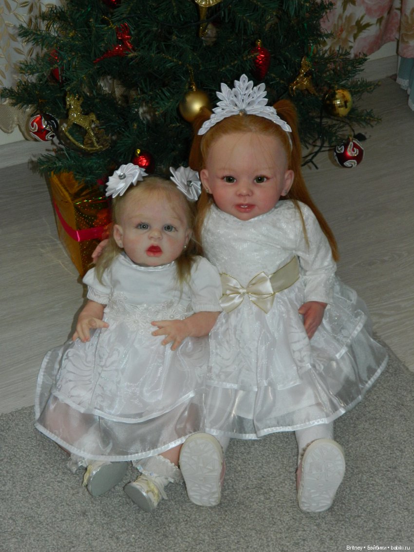 Девочки и новогодняя ёлочка (фото 9)