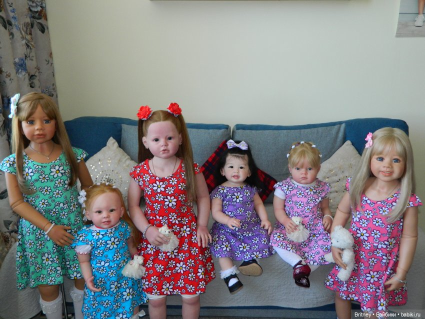 Платья с ромашками — Домашние коллекции кукол: фото собраний