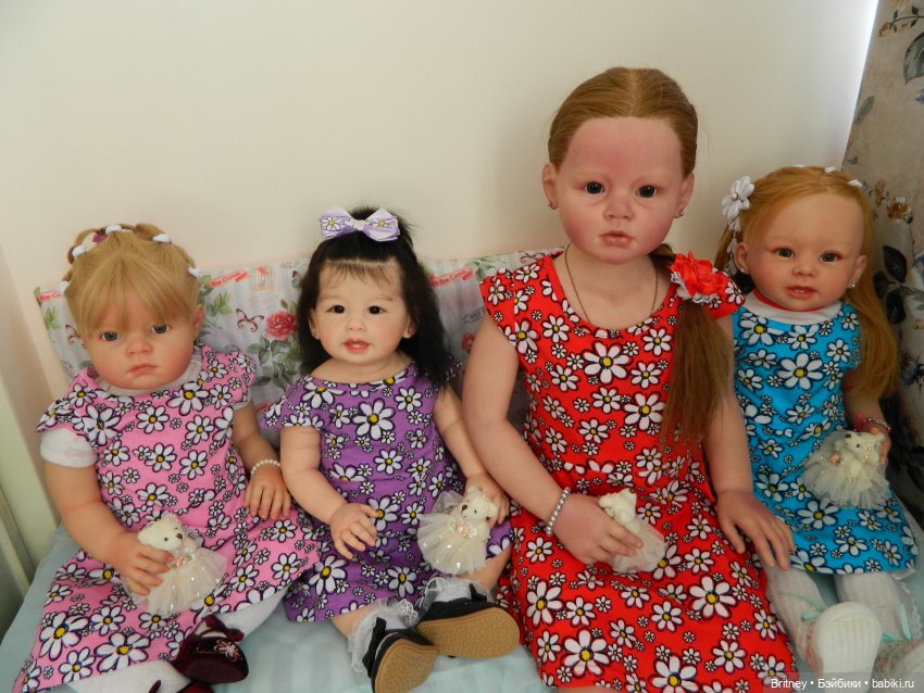 Платья с ромашками — Домашние коллекции кукол: фото собраний