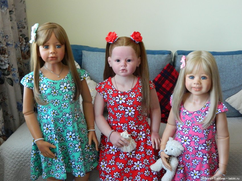 Платья с ромашками — Домашние коллекции кукол: фото собраний