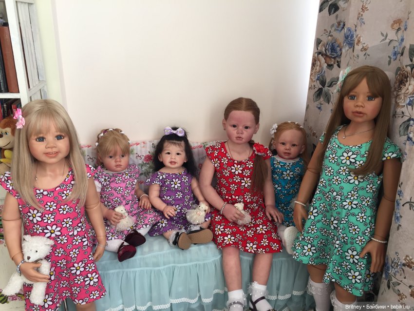 Платья с ромашками — Домашние коллекции кукол: фото собраний