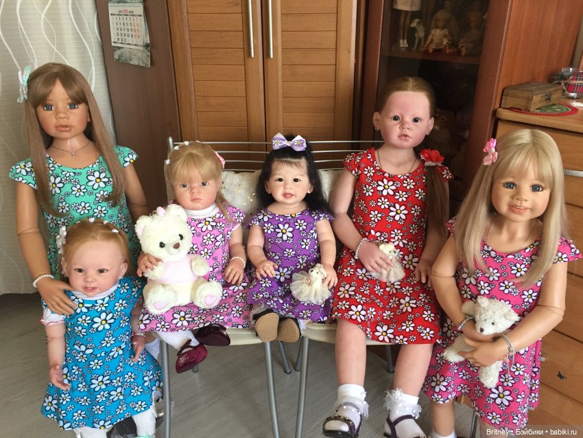 Платья с ромашками — Домашние коллекции кукол: фото собраний