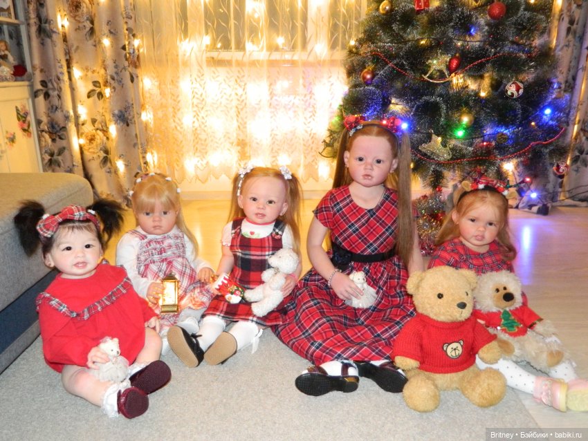 Новогодние праздники, продолжение, все детки вместе