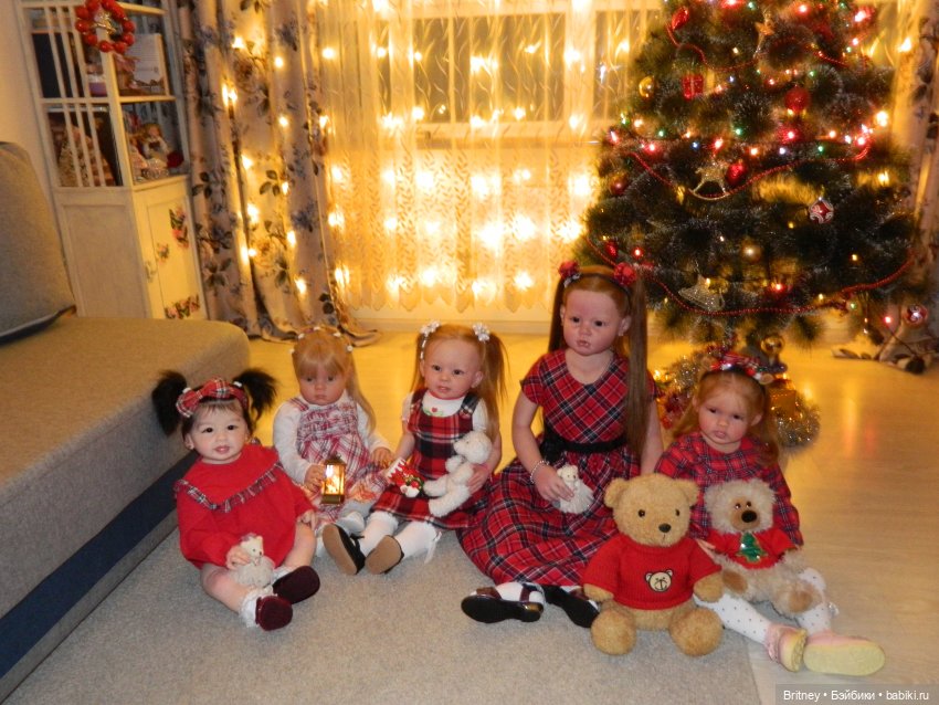 Новогодние праздники, продолжение, все детки вместе