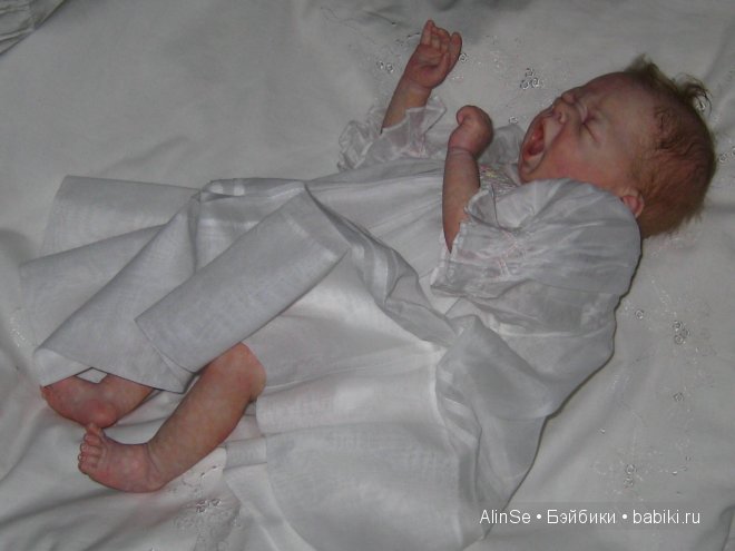 Моя маленькая, зевающая крошка реборн (фото 4)