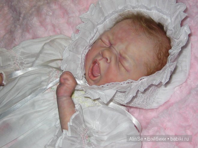 Моя маленькая, зевающая крошка реборн (фото 6)