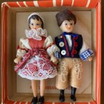 Пупсики Чехословакия пара в коробке.