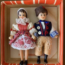 Пупсики Чехословакия пара в коробке.