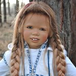 Первое тепло этой весны! Лесная прогулка с Puki от Annette Himstedt.