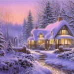 История новогодней открытки