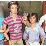 Поздравление от мальчишек!