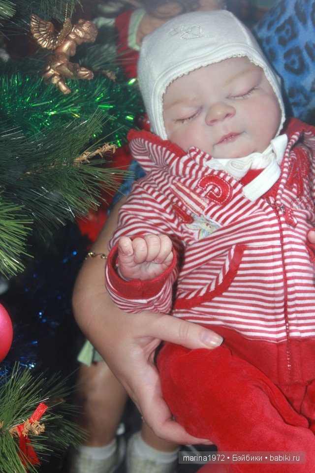 Сладкий сон,или первый Новый Год моей куклы-реборн Настюшки