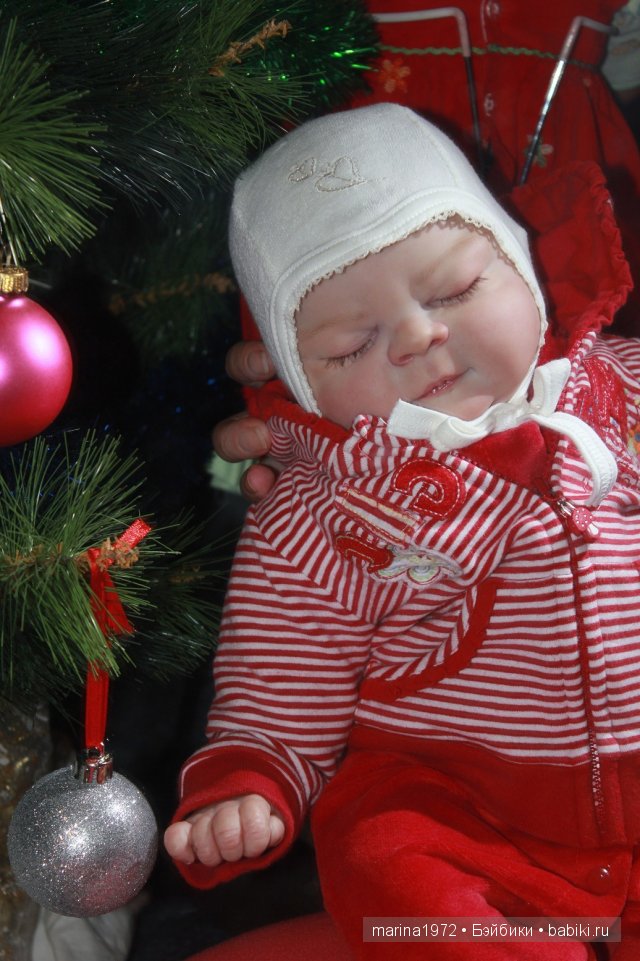 Сладкий сон,или первый Новый Год моей куклы-реборн Настюшки