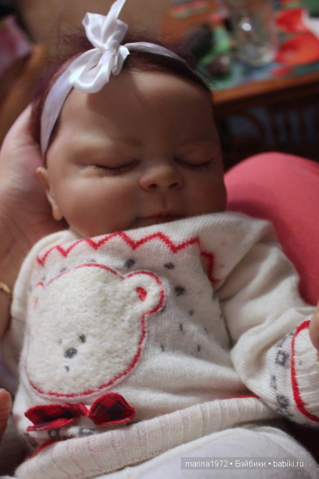 Сладкий сон,или первый Новый Год моей куклы-реборн Настюшки