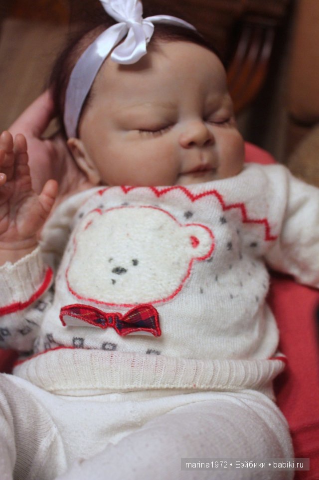 Сладкий сон,или первый Новый Год моей куклы-реборн Настюшки