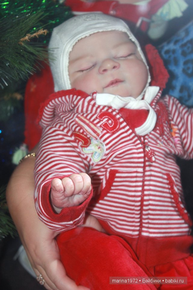 Сладкий сон,или первый Новый Год моей куклы-реборн Настюшки