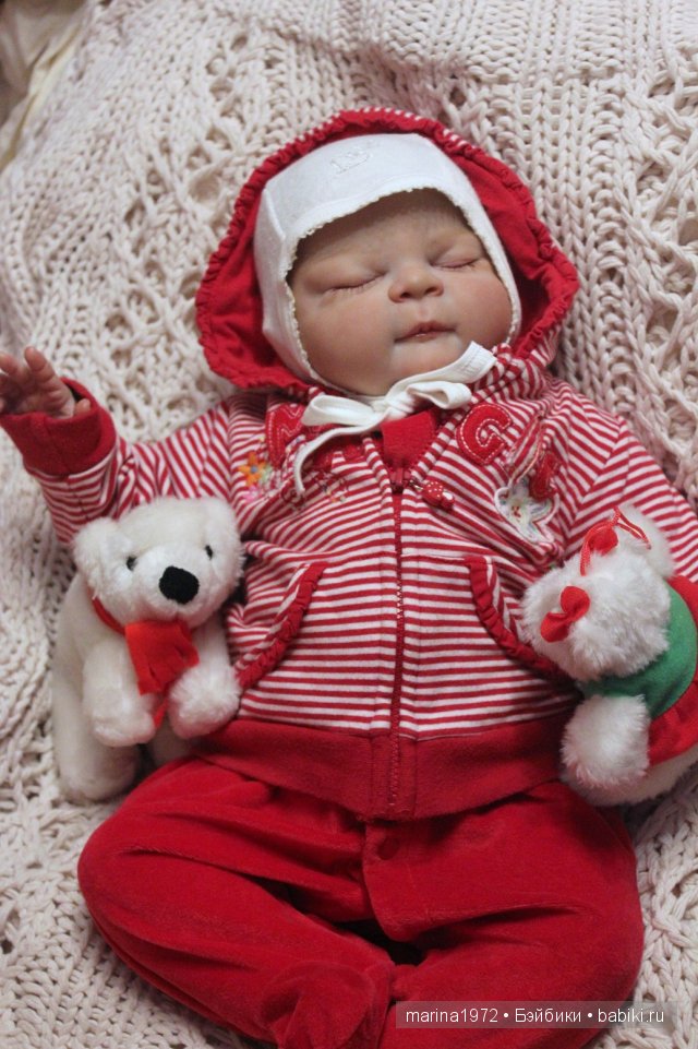 Сладкий сон,или первый Новый Год моей куклы-реборн Настюшки