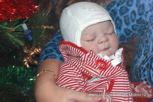 Сладкий сон,или первый Новый Год моей куклы-реборн Настюшки