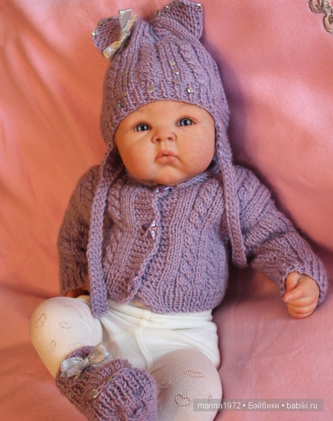 Осенний "Ультрафиолет".Вяжем для любимых кукол | Бэйбики Осенний "Ультрафиолет".Вяжем для любимых кукол