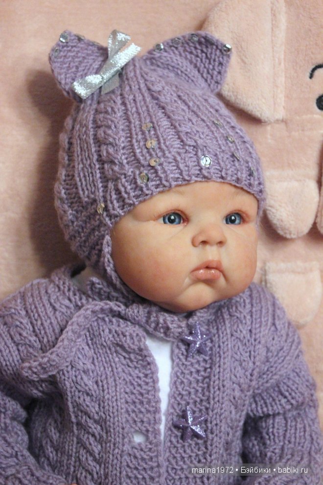 Осенний "Ультрафиолет".Вяжем для любимых кукол | Бэйбики Осенний "Ультрафиолет".Вяжем для любимых кукол (фото 5)