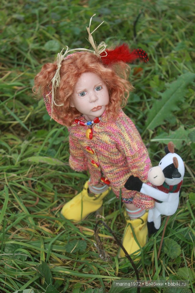 Марта и Замок. Коллекционная кукла Zwergnase