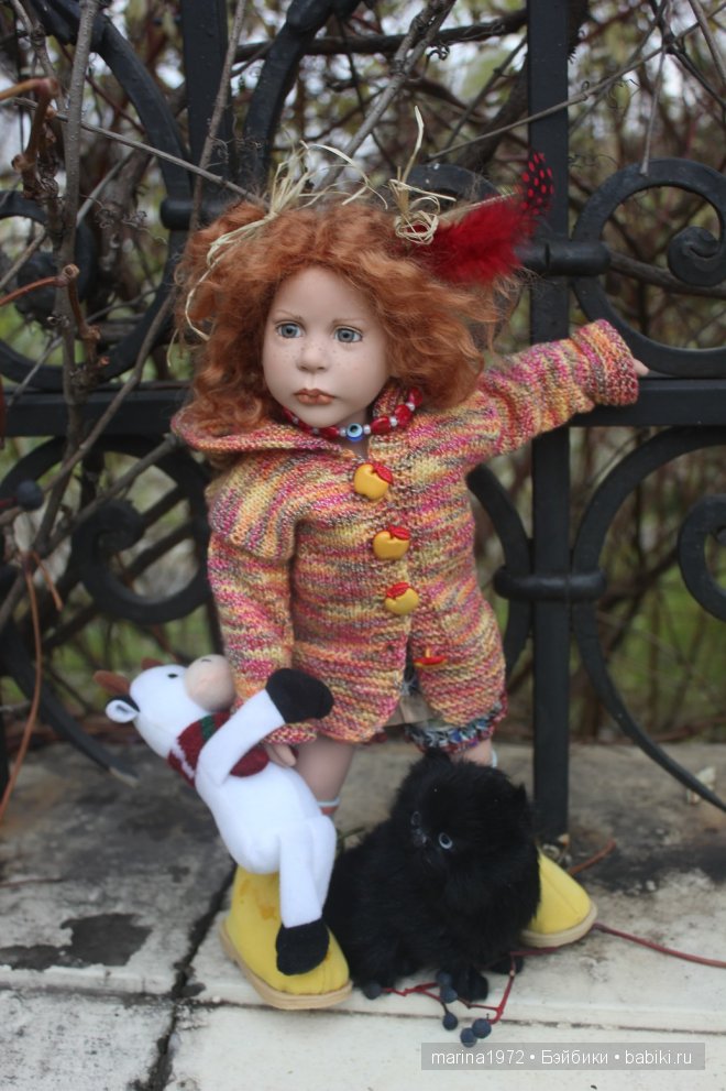 Марта и Замок. Коллекционная кукла Zwergnase