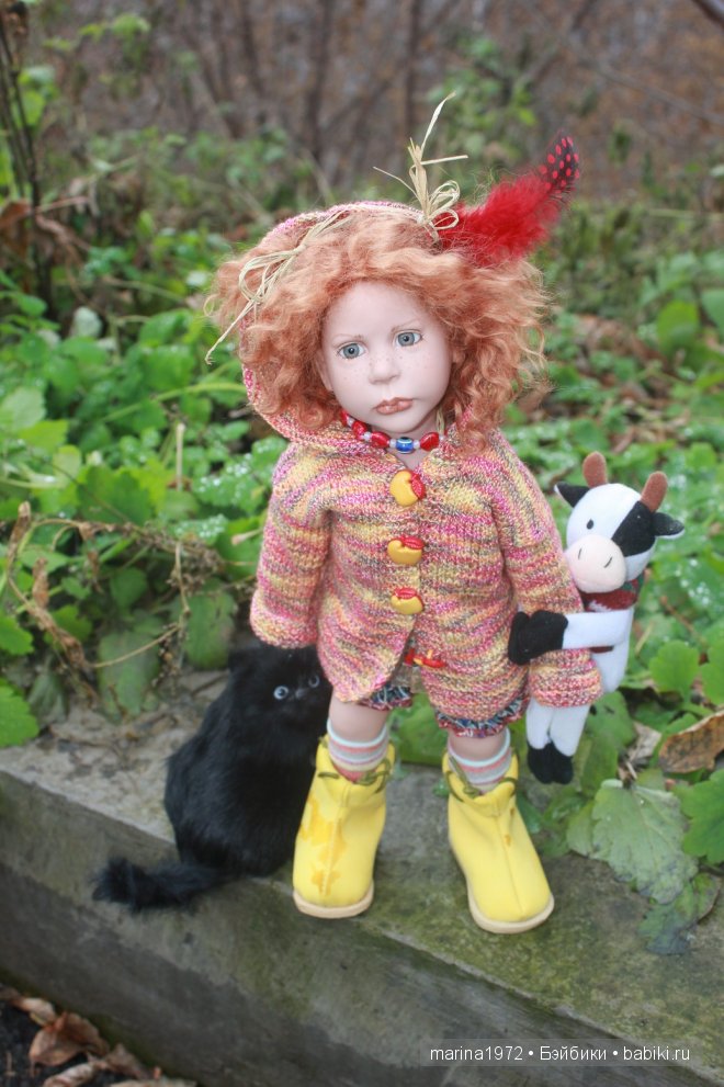 Марта и Замок. Коллекционная кукла Zwergnase