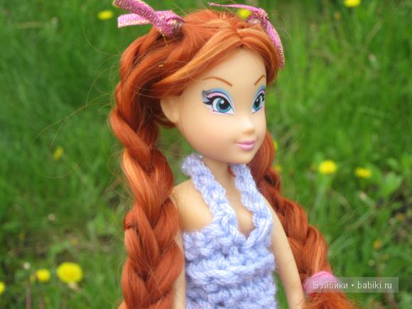 Мои первые вязалочки на кукол