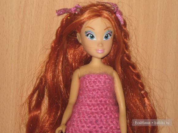 Мои первые вязалочки на кукол (фото 10)