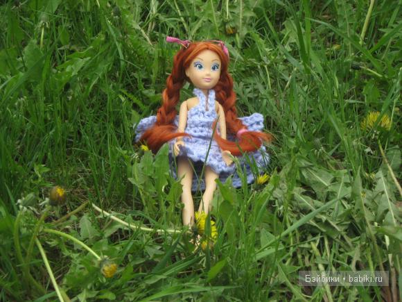 Мои первые вязалочки на кукол