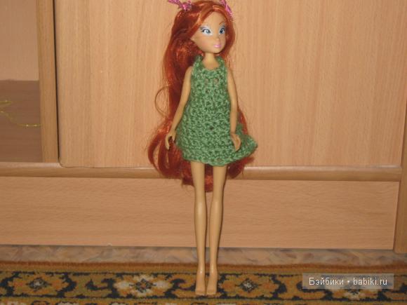 Мои первые вязалочки на кукол (фото 7)