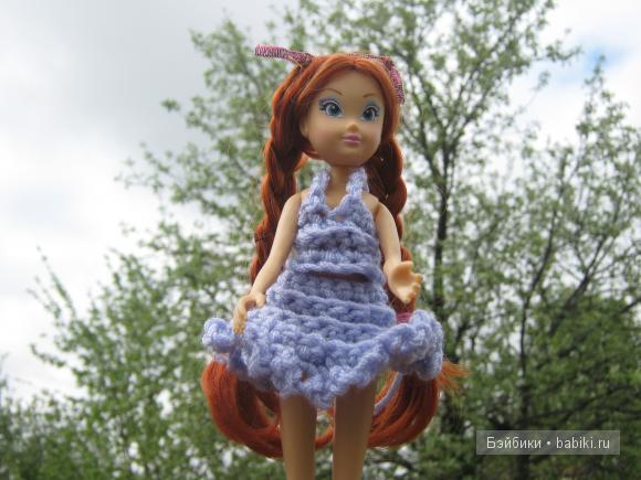Мои первые вязалочки на кукол