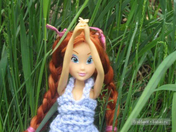 Мои первые вязалочки на кукол
