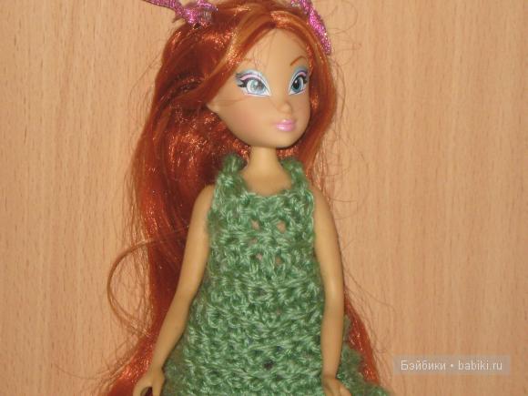 Мои первые вязалочки на кукол (фото 8)