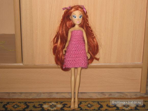 Мои первые вязалочки на кукол (фото 9)