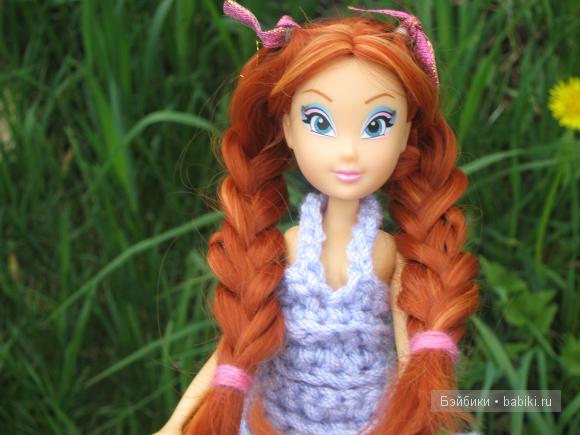 Мои первые вязалочки на кукол