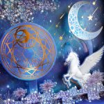 Комплект из коробки и пакета с объемным рисунком для кукол и мишек