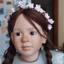 Альберта - фарфоровая кукла от Ruth Treffeisen