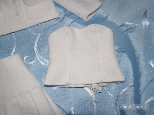 Белый костюм тройка — Одежда и обувь для кукол своими руками: фото