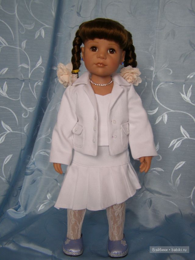 Белый костюм тройка — Одежда и обувь для кукол своими руками: фото (фото 8)