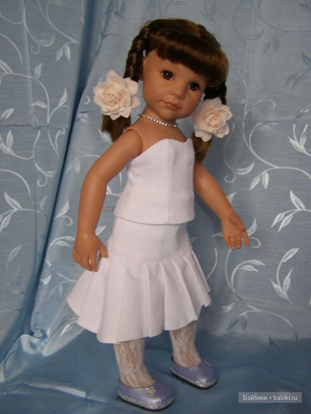 Белый костюм тройка — Одежда и обувь для кукол своими руками: фото (фото 2)