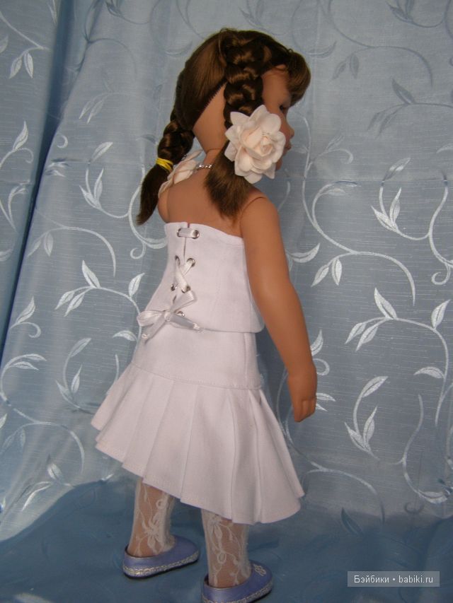 Белый костюм тройка — Одежда и обувь для кукол своими руками: фото (фото 4)