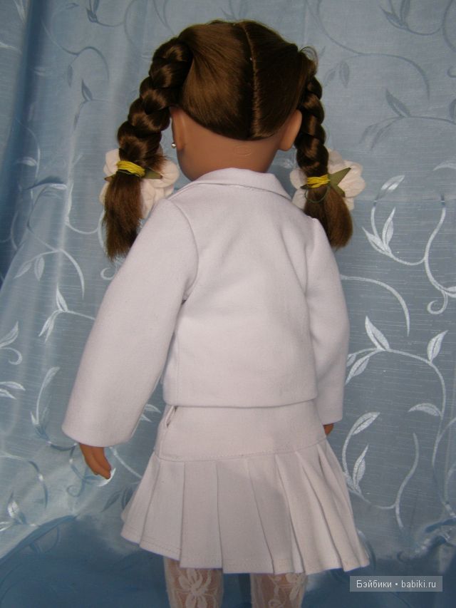 Белый костюм тройка — Одежда и обувь для кукол своими руками: фото