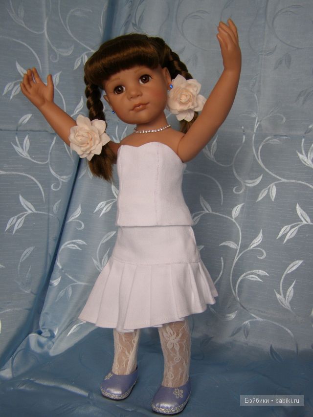 Белый костюм тройка — Одежда и обувь для кукол своими руками: фото (фото 3)