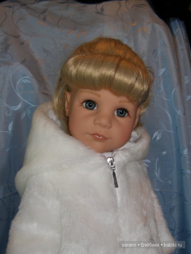 Как мы собирались на прогулку... Кукольная розовая шубка