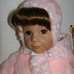 Как мы собирались на прогулку... Кукольная розовая шубка