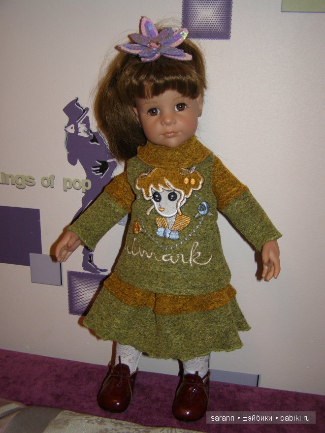 Зеленый комплект для куколки Иришки (фото 9)