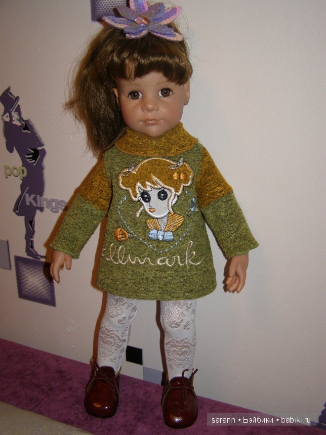 Зеленый комплект для куколки Иришки (фото 3)