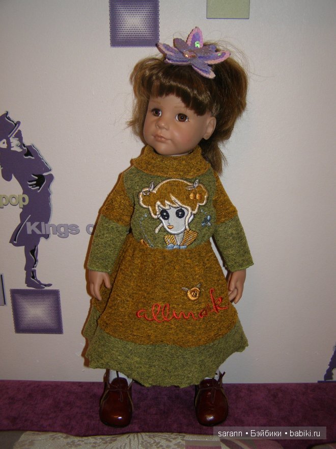 Зеленый комплект для куколки Иришки (фото 8)