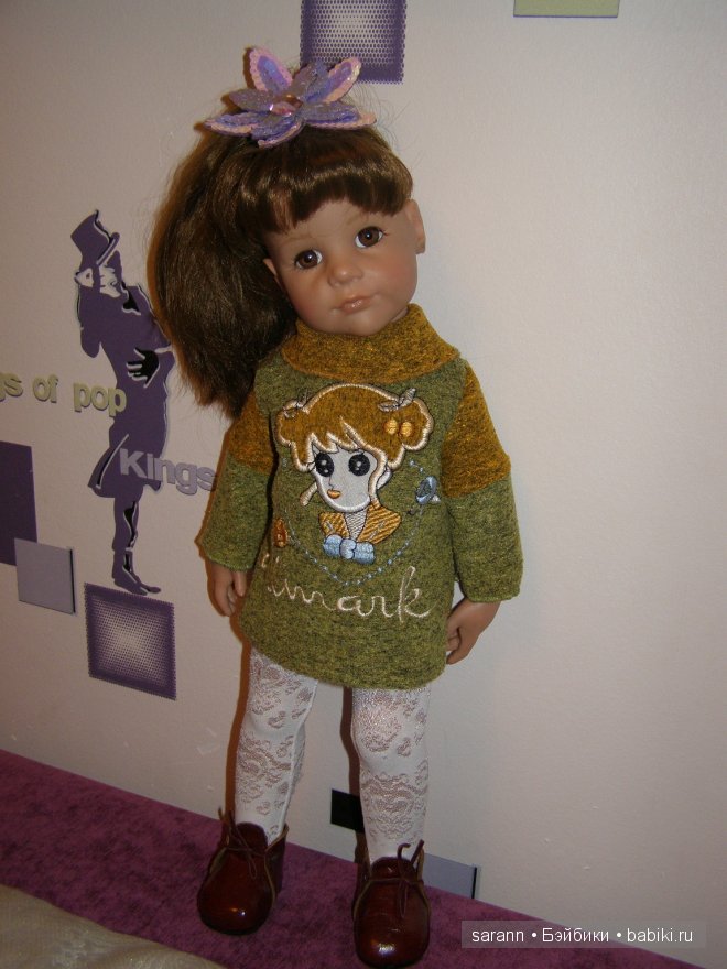 Зеленый комплект для куколки Иришки (фото 5)